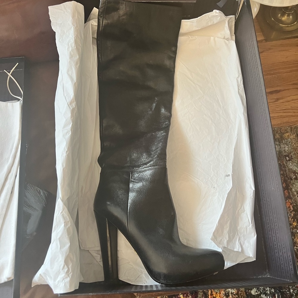 Vintage Knee High Prada boots